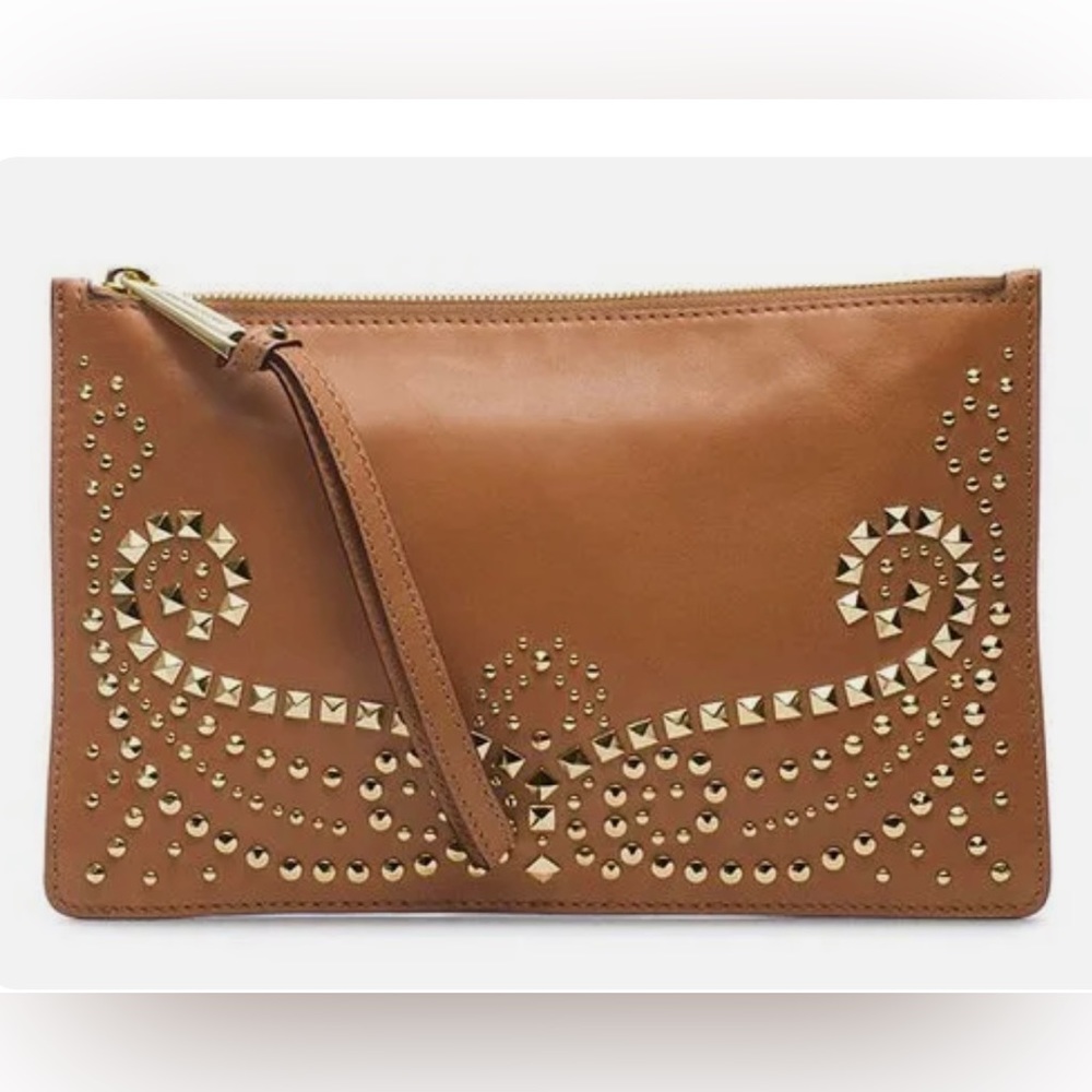 Michael Kors - Rhea studded pouch in lambskin - Picture 1 of 7